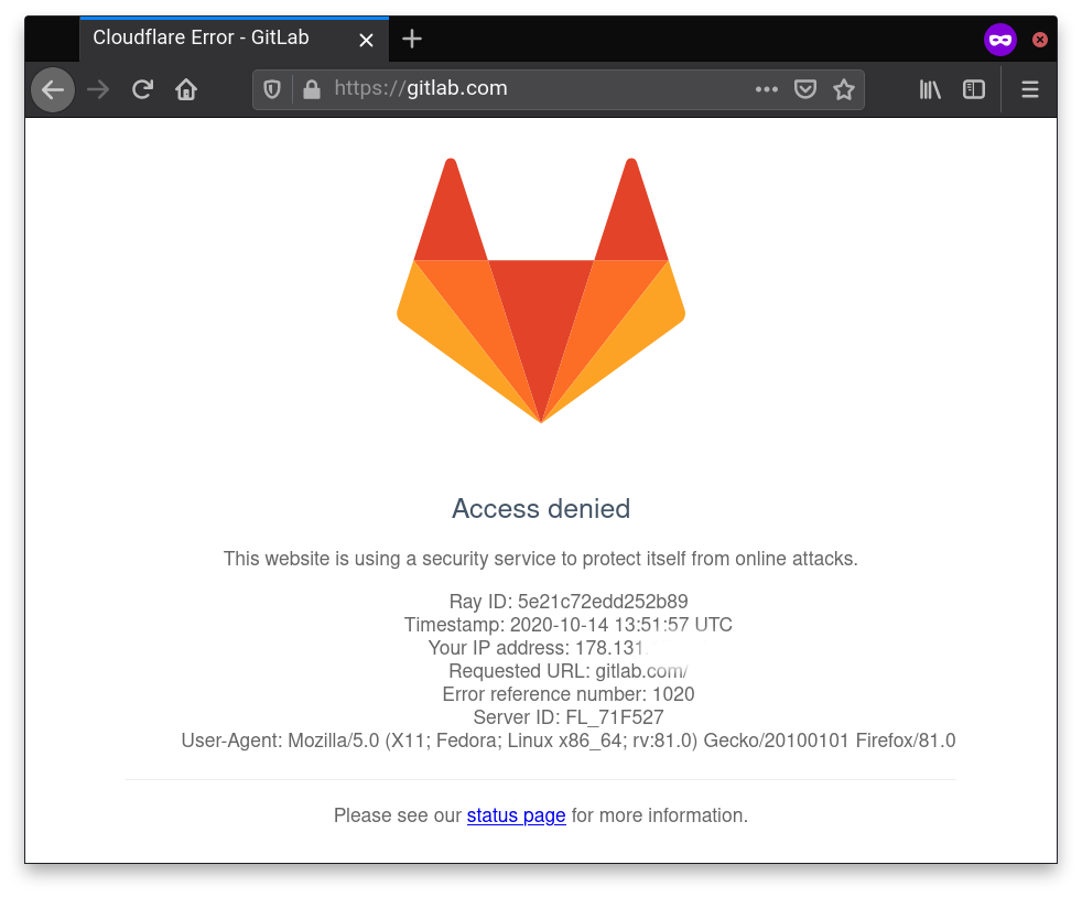 gitlab-403